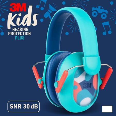 3M Kids Plus Gehoorbesch. Oorkap Kind Groenblauw