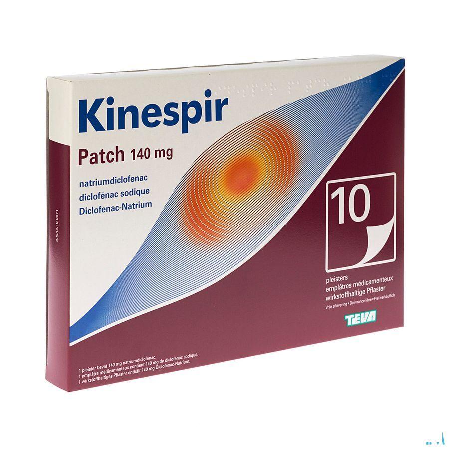 Kinespir Patch 140 mg Pleisters 10