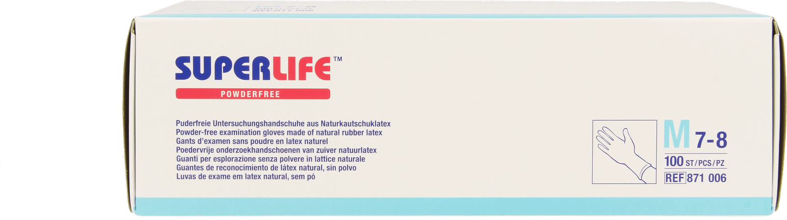 Superlife Gants Examen Latex -Pdr M 100 8710060  -  Hartmann