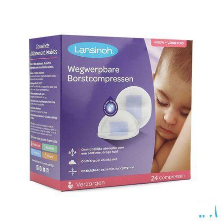 Lansinoh Wegwerpb.Borstkompressen Blue Lock Core24  -  Lansinoh Laboratories