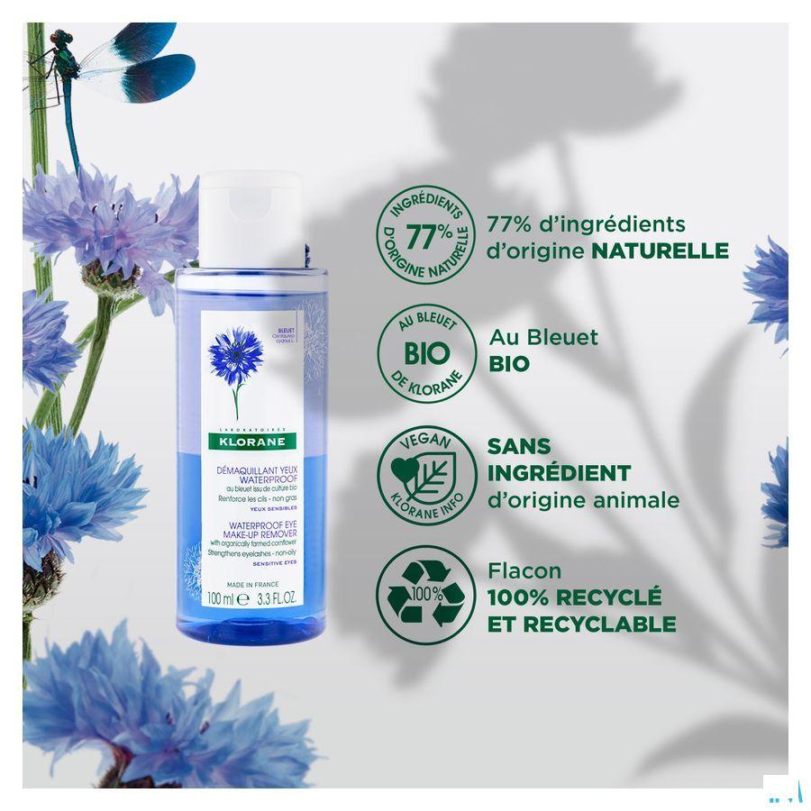 Klorane Bleuet Demaquillant Waterproof Flacon 100 ml
