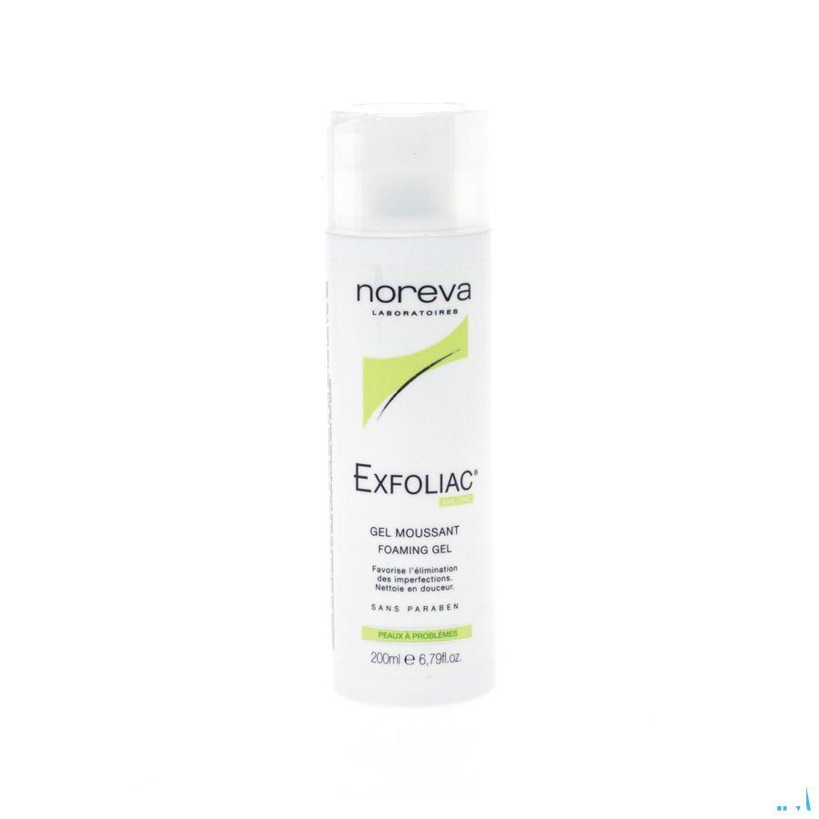 Exfoliac Gel Moussant 200 ml  -  Noreva Led