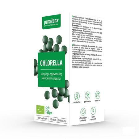 Purasana Chlorella Broken Cell Wall Bio Comprimes 180