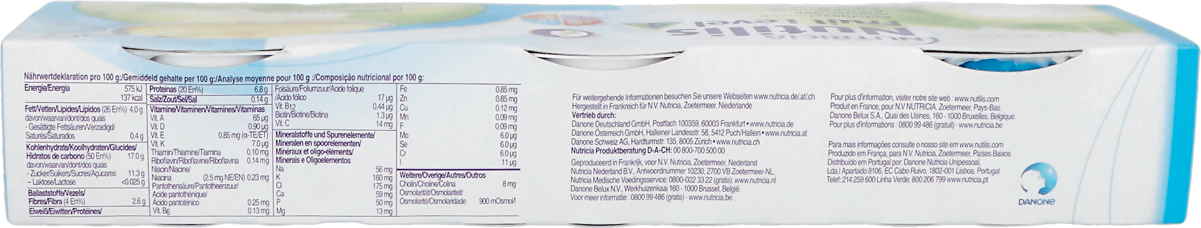 Nutilis Fruit Stage 3 Appel 3x150 gr  -  Nutricia