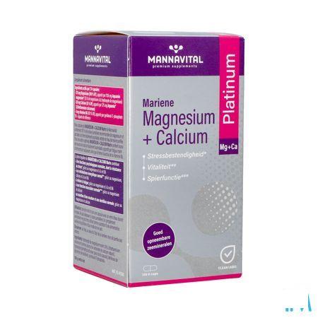 Mannavital Magnesium + Calcium Mariene V-Caps 120