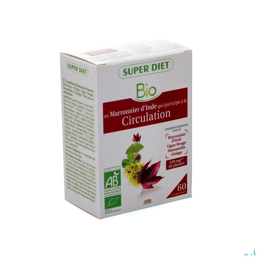 Super Diet Complexe Circulatio Bio Tabletten 60  -  Superdiet Laboratoires