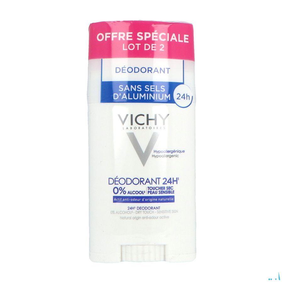 Vichy Deo React. H zonder alu Zout Stick 24u 40 ml  -  Vichy