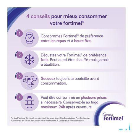 Fortimel Energy Multi Fibre Chocolade 4x200 ml  -  Nutricia