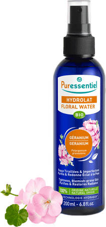 Puressentiel Hydrolaat Geranium Bio 200 ml  -  Puressentiel