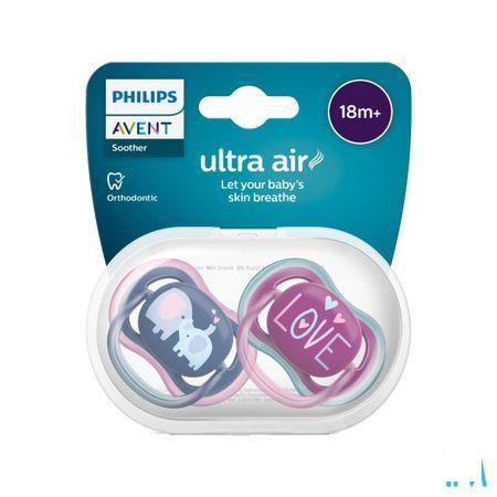 Philips Avent Fopspeen +18M Ultra Air Olifant & Love