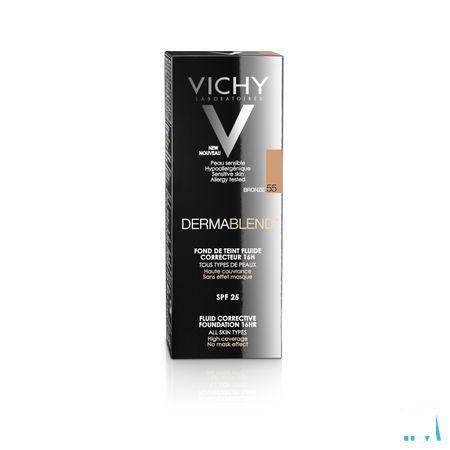 Vichy Fdt Dermablend Fluide 55 Bronze 30 ml  -  Vichy