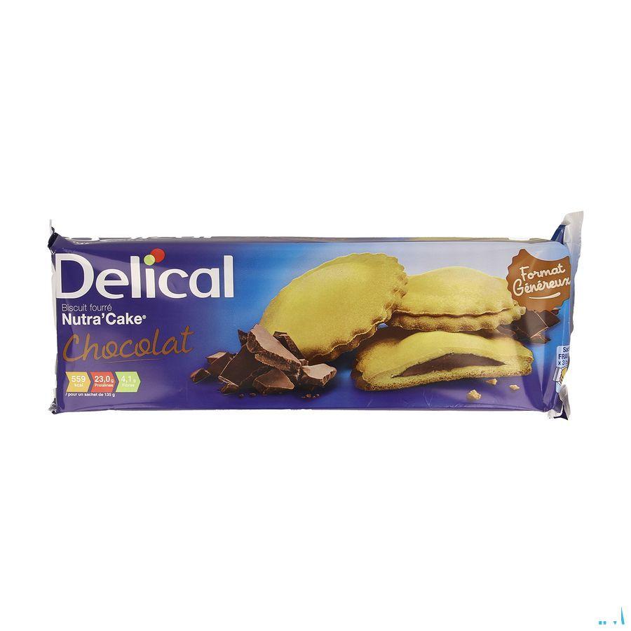 Delical Nutra Cake Chocolade 3x135 Gr Nm  -  Bs Nutrition