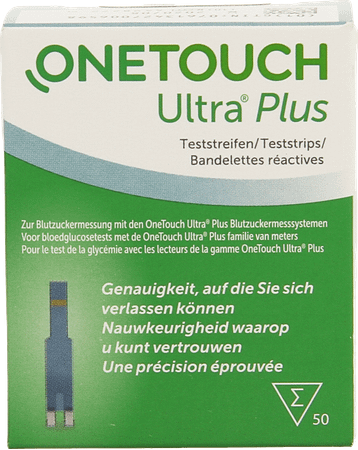 Onetouch Ultra Plus Teststrips 50  -  Lifescan