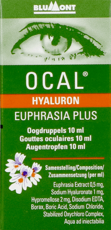 Ocal Hyaluron Euphrasia Plus 10 ml