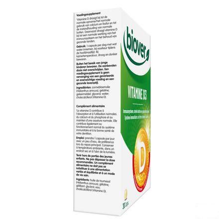 Biover Vitamine D3 Caps 30