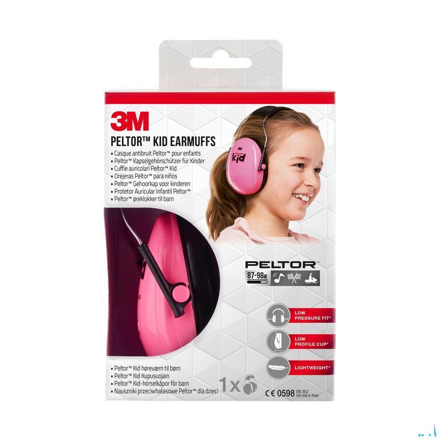 Peltor Hearing Protector Kid Neon Pink 1  -  3M