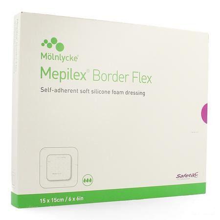 Mepilex Border Flex Pansement 15x15cm 5 595400  -  Molnlycke Healthcare