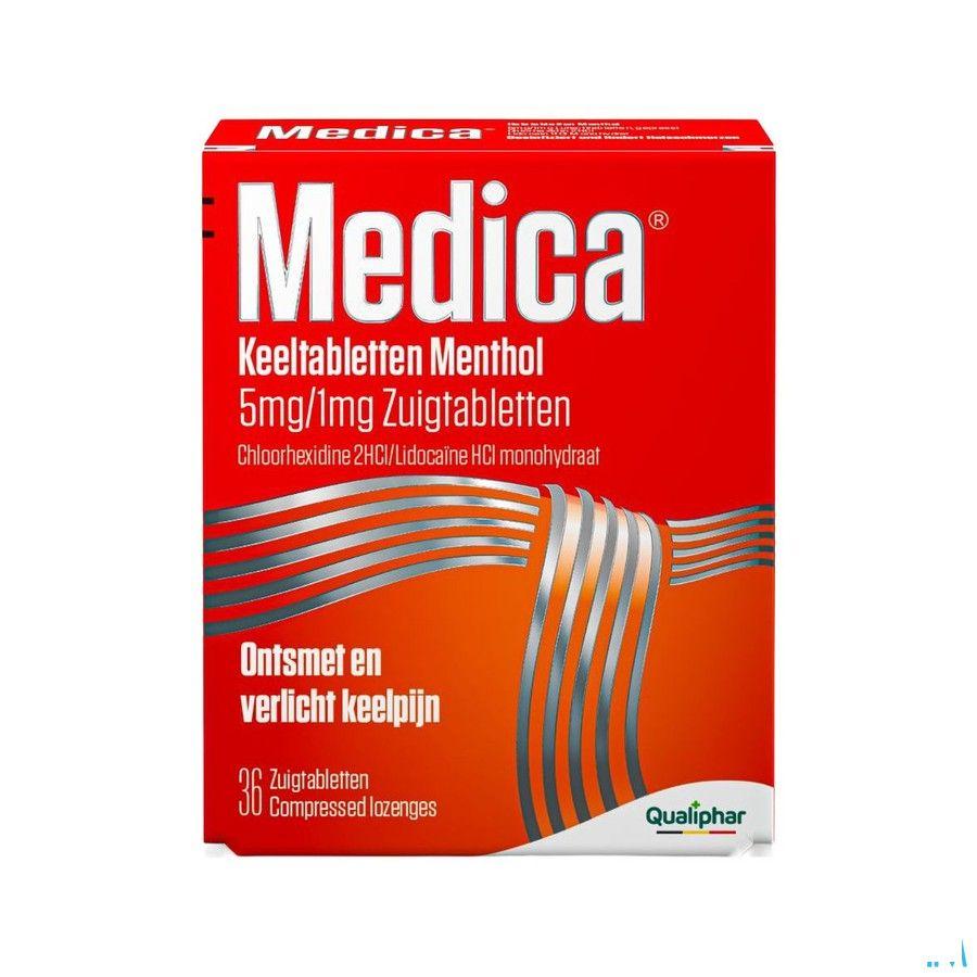 Medica Keeltabletten Menthol 36
