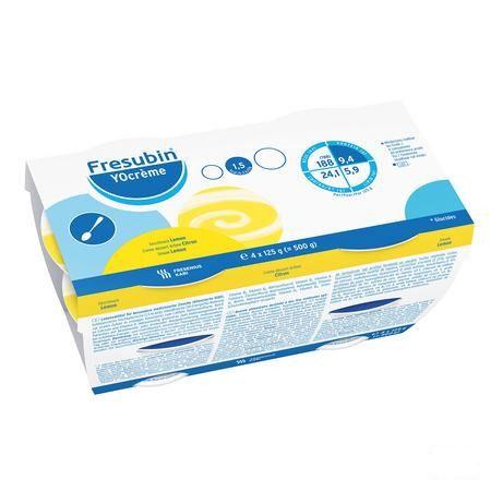 Fresubin Yocreme Citron 4x125 gr 7118701  -  Fresenius