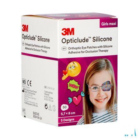 Opticlude 3m Silicone Eye Patch Girl Maxi 50  -  3M