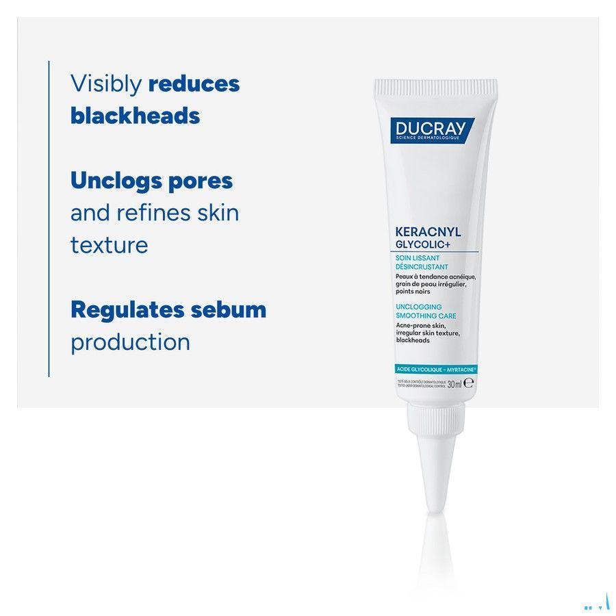 Ducray Keracnyl Glycolic + Creme Tegen Zw.Puntjes 30 ml  -  Ducray Benelux