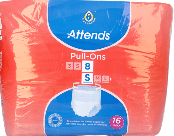 Attends Pull On 8 Slip Small 1x16