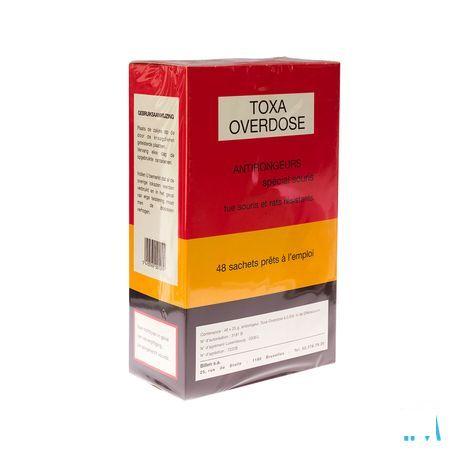Toxa Overdose Muizenvergif 48 X 25 gr