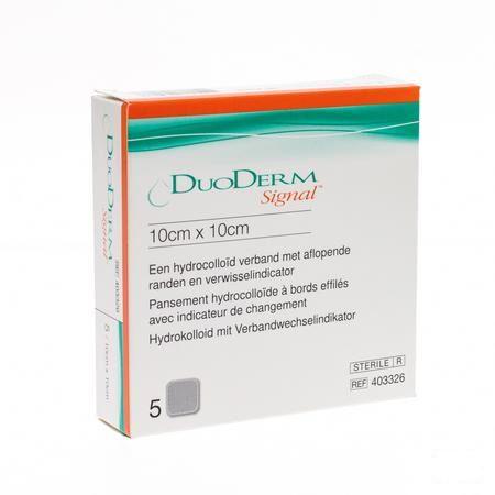 Duoderm Signal Pansement Hydro St. Transp 10,0x10,0cm 5  -  Convatec