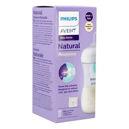 Philips Avent Natural Airfree Zuigfles Beer 260 ml
