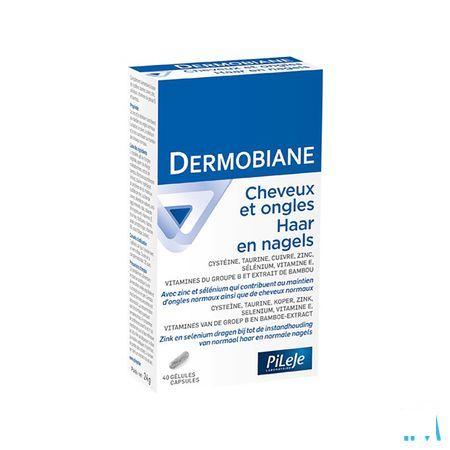 Dermobiane Cheveux Et Ongles Gel 40x605 mg  -  Pileje