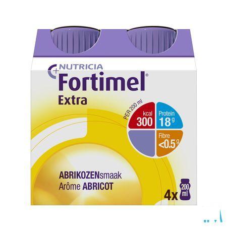 Fortimel Extra Abricot 4x200 ml 2505014  -  Nutricia