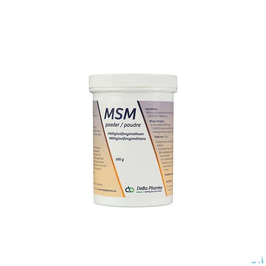 Msm Poeder Soluble - Oplosb 500 gr  -  Deba Pharma