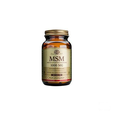 Solgar Msm Comprimes 120x1000 mg  -  Solgar Vitamins