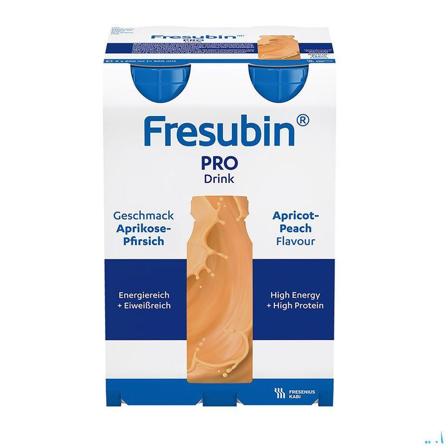 Fresubin Pro Drink Abrikoos Perzik Fl 4X200 ml