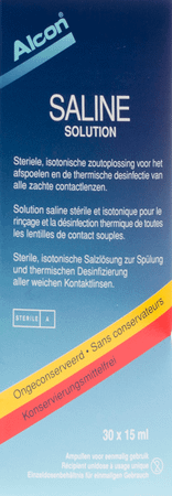 Alcon Saline Refill 30X15 ml