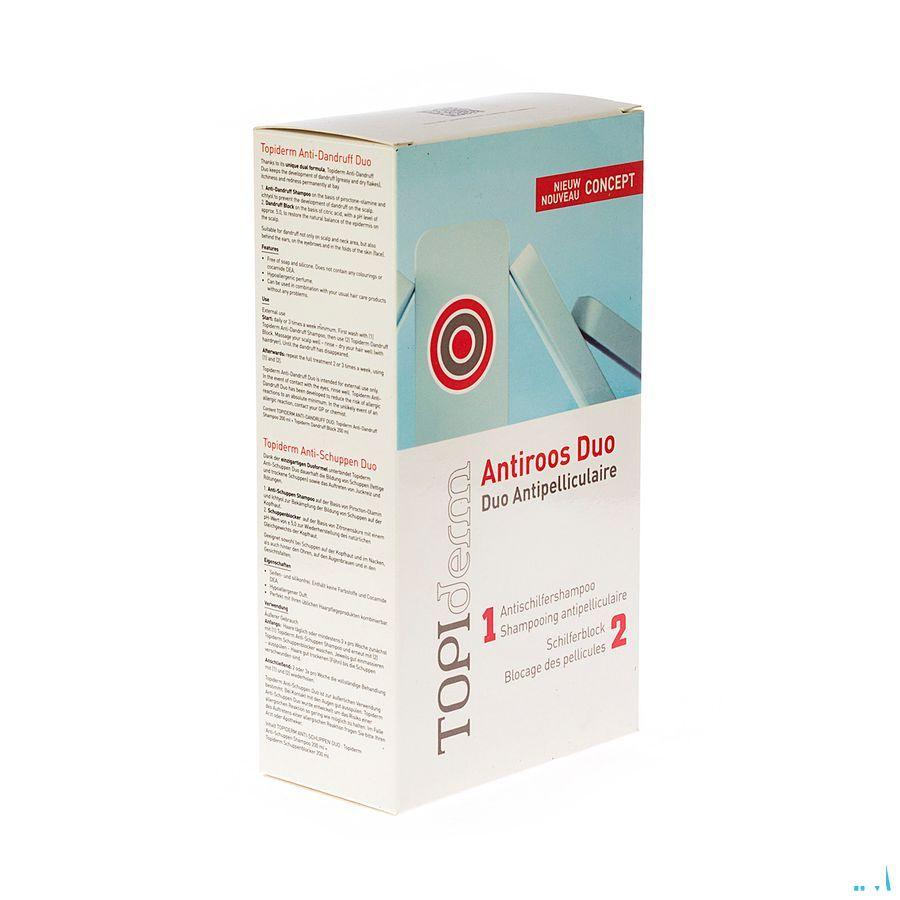 Topiderm Shampoo Duo Shampoo + Schilferblock 2x200 ml