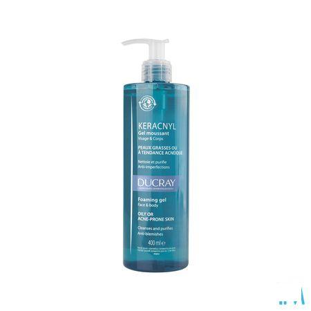 Ducray Keracnyl Schuimende Gel 400 ml  -  Ducray Benelux