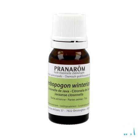 Citronnelle Van Java Essentiele Olie 10 ml  -  Pranarom