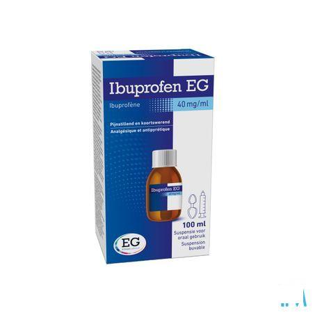 Ibuprofen EG 40 mg/ml Suspension Buvable 100 ml  -  EG