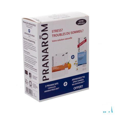 Aromanoctis Slaapspray 100ml + Aromastress 2X30  -  Pranarom