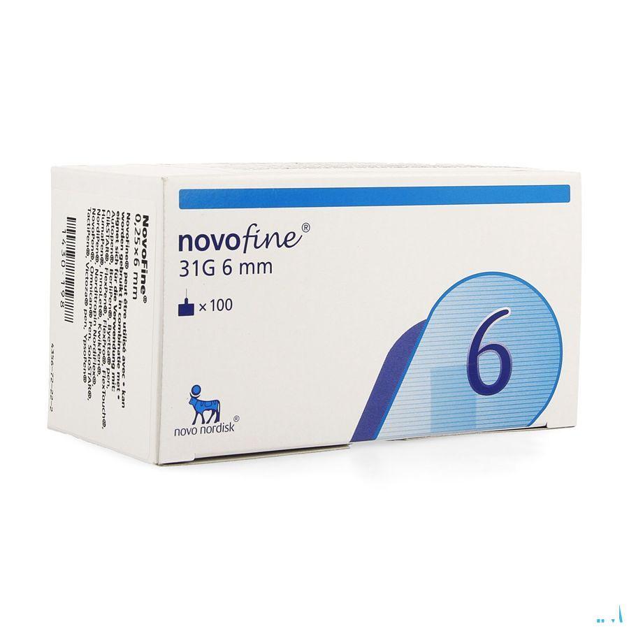 Novofine Ster Naald 6mm/31 gr 100 St
