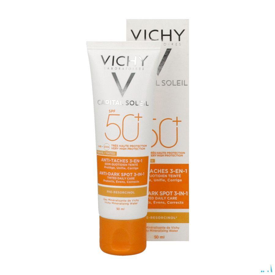 Vichy Cap Id Oplossing Ip50 + Creme Anti pigmentvlek 3in1 50 ml  -  Vichy