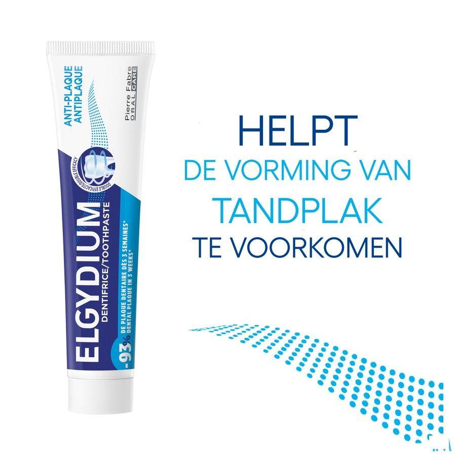 Elgydium Tandpasta A/Plak Tube 75ml