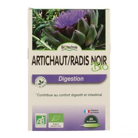 Artisjok-zwarte Radijs Bio Ampullen 20x10 ml