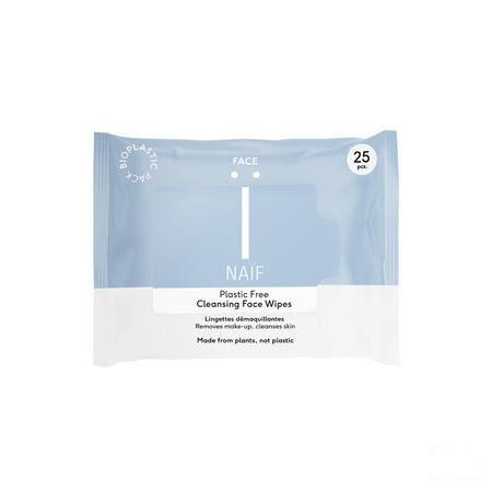 Naif Grown Ups Plastic Free Cleansing Face Wipe 25  -  Ceres Pharma