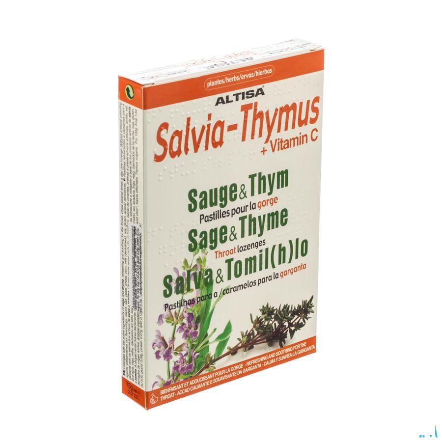 Altisa Zuigbonbons Salie-tijm 75 gr  -  Dieximport