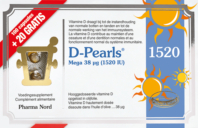 D-pearls 1520 Capsule 100 + 20  -  Pharma Nord
