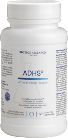 Biotics ADHS (Adrenal Herbal Support) 120 tabletten  -  Energetica Natura