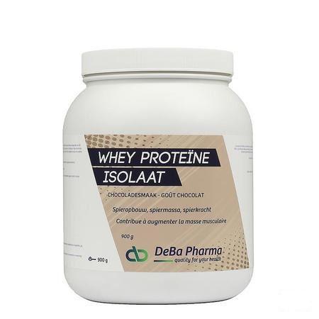 Whey Proteine Isolaat Chocolade 900  -  Deba Pharma