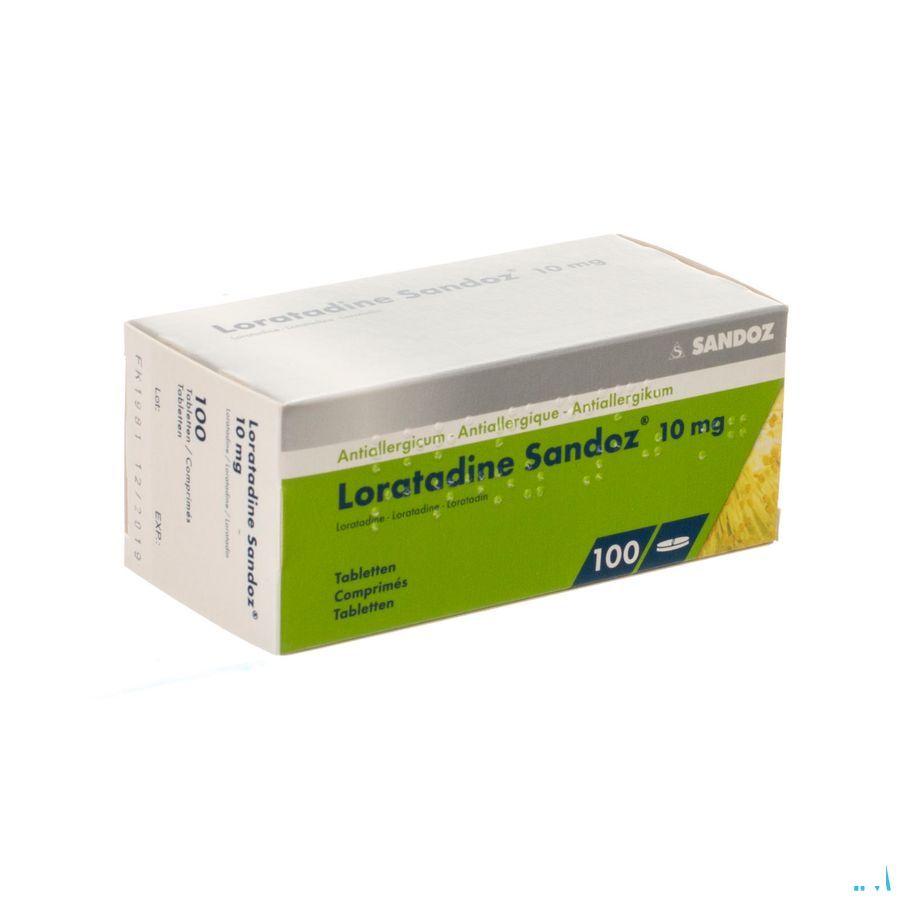 Loratadine Sandoz Comprimes 100 X 10 mg 